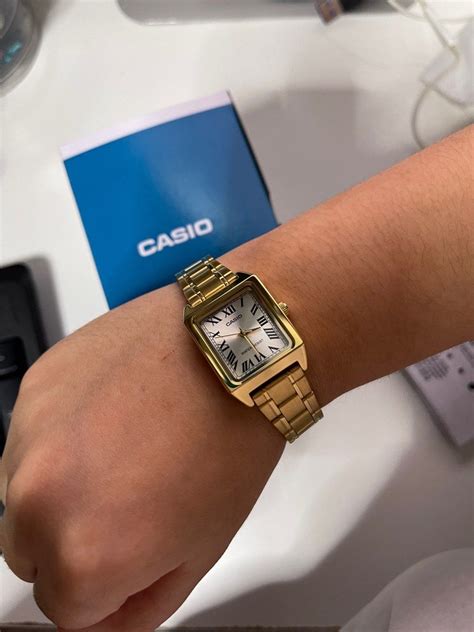 cartier dupe watch gold|casio cartier tank dupe.